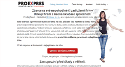 Desktop Screenshot of proexpres.cz